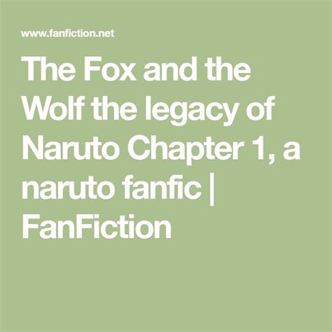 The Wondering Fox Chapter 1, a naruto fanfic .